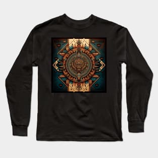 Aztec temple #1 Long Sleeve T-Shirt